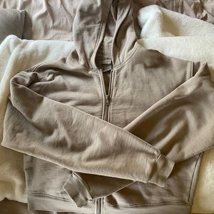 skims outdoor fleece zip up (m)